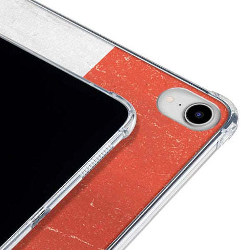 Netherlands Flag Distressed iPad 11th Gen (2025) Clear Case